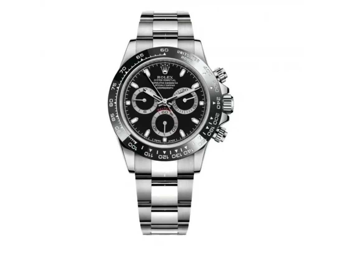 Rolex Cosmograph Daytona Series Black Steel Di Panda Automatic Mechanical Movement 116500LN-0002