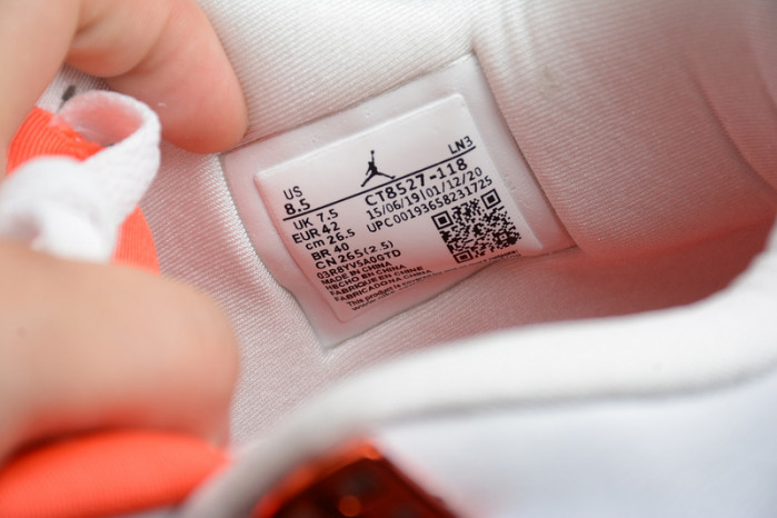 Air Jordan 4 Retro Pure Money Orange Metallic CT8527-118