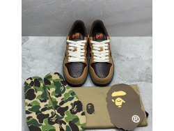 GT A Bathing Ape Bape SK8 Sta Brown Orange