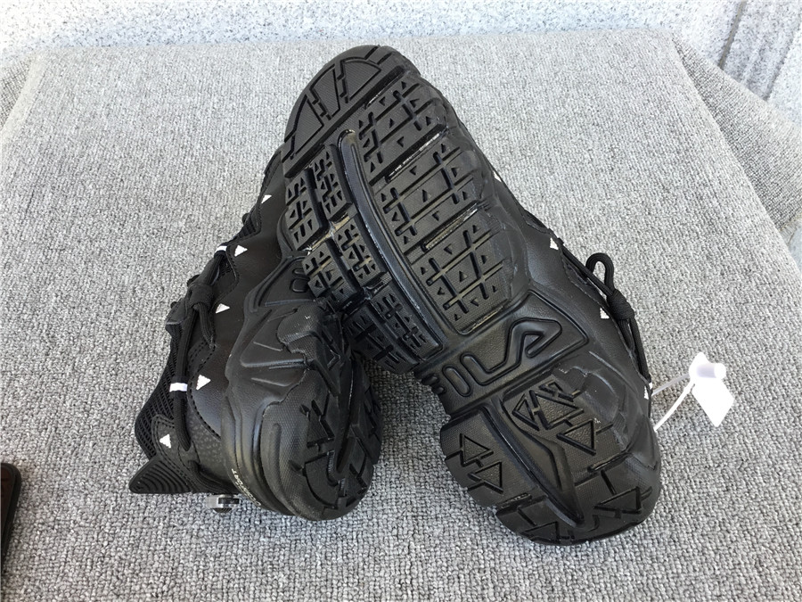 Fila heightened retro casual running shoes old shoes F12W124144FBK