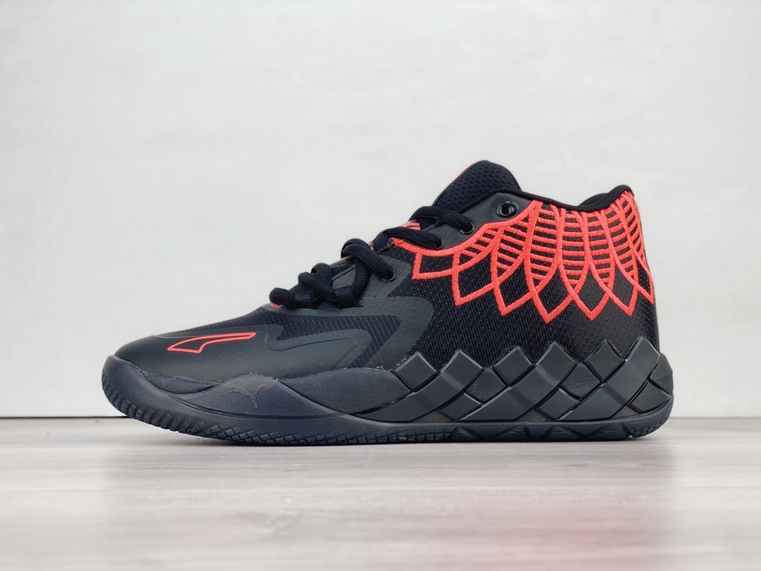 Puma LaMelo Ball MB.01 Black Red Blast 376443-08
