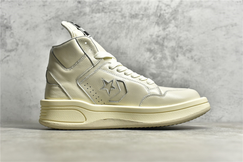 Converse TURBOWPN Mid Rick Owens DRKSHDW Egret 172343C