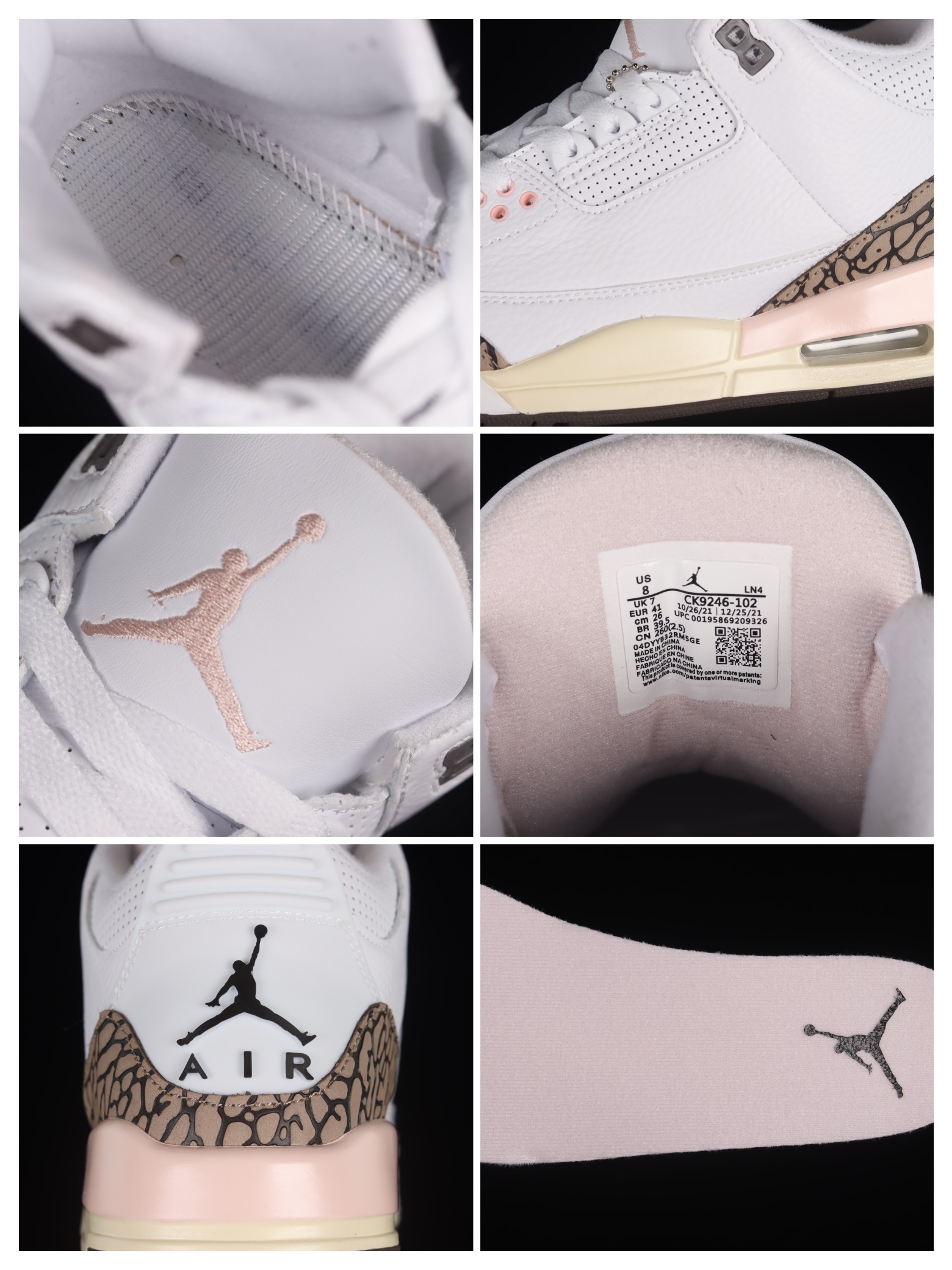 Jordan 3 Retro Neapolitan Dark Mocha CK9246-102