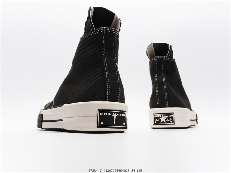 Converse DRKSHDW DRKSTAR Hi Rick Owens Black Egret A00130C
