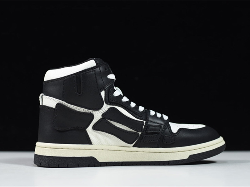 AMIRI Skel Top Hi Black White WFS002-004