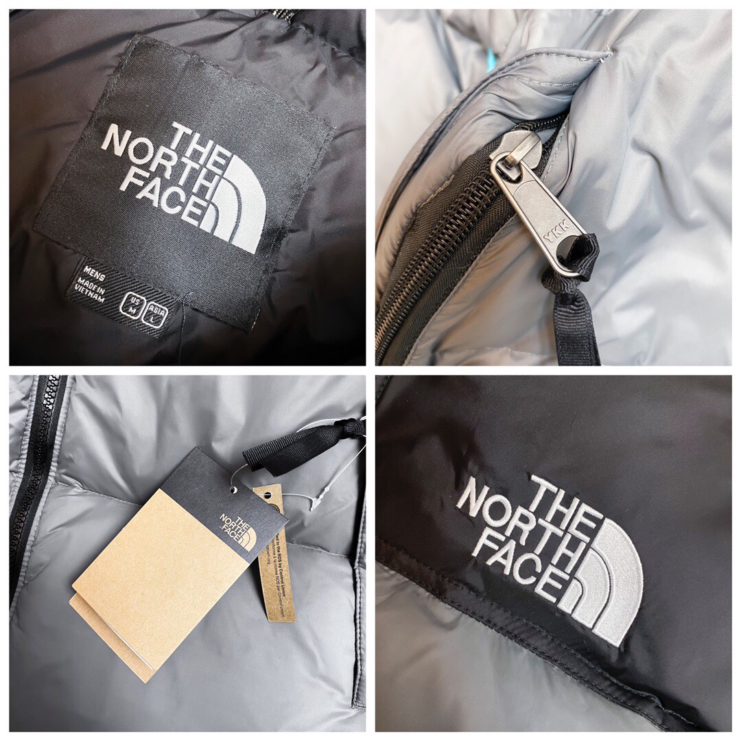 THE NORTH FACE XINVINCIBLE joint model 1996 series Retro Nuptse embroidered Logo warm color matching