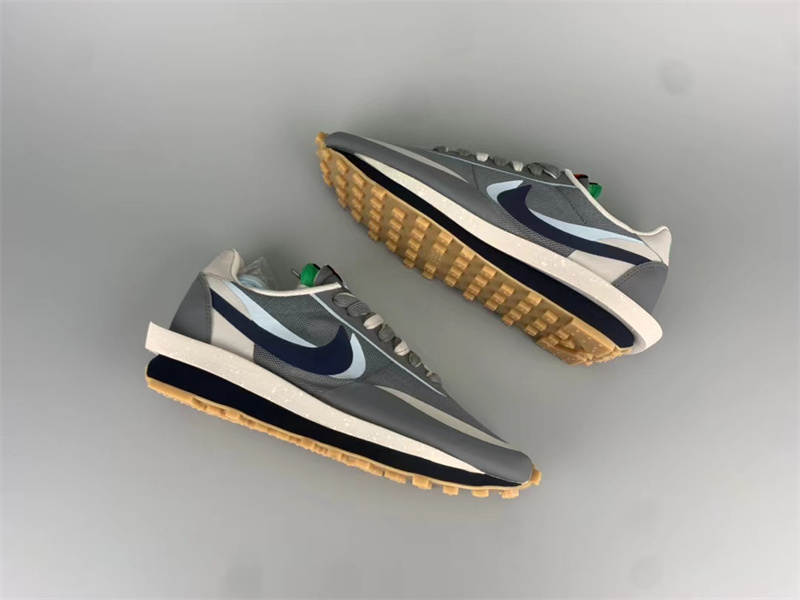 Nike LD Waffle sacai CLOT Kiss of Death 2 Cool Grey DH3114-001
