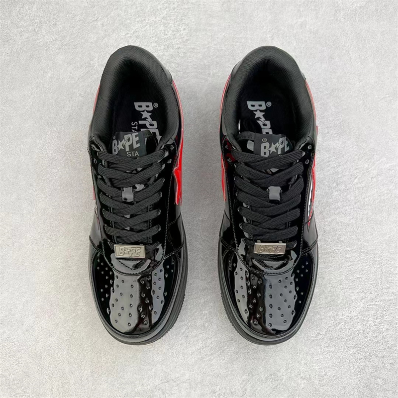 A Bathing Ape Bape Sta Low Shark Black 1F70-291-004