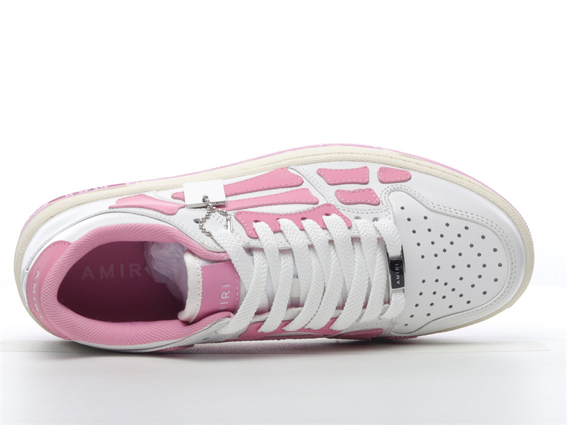 AMIRI Skel Top Pink and white WFS003-109