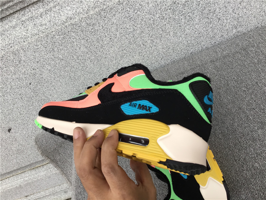 Nike Air Max90 Joint Air Cushion Mesh Breathable Running Shoes CT1891-600