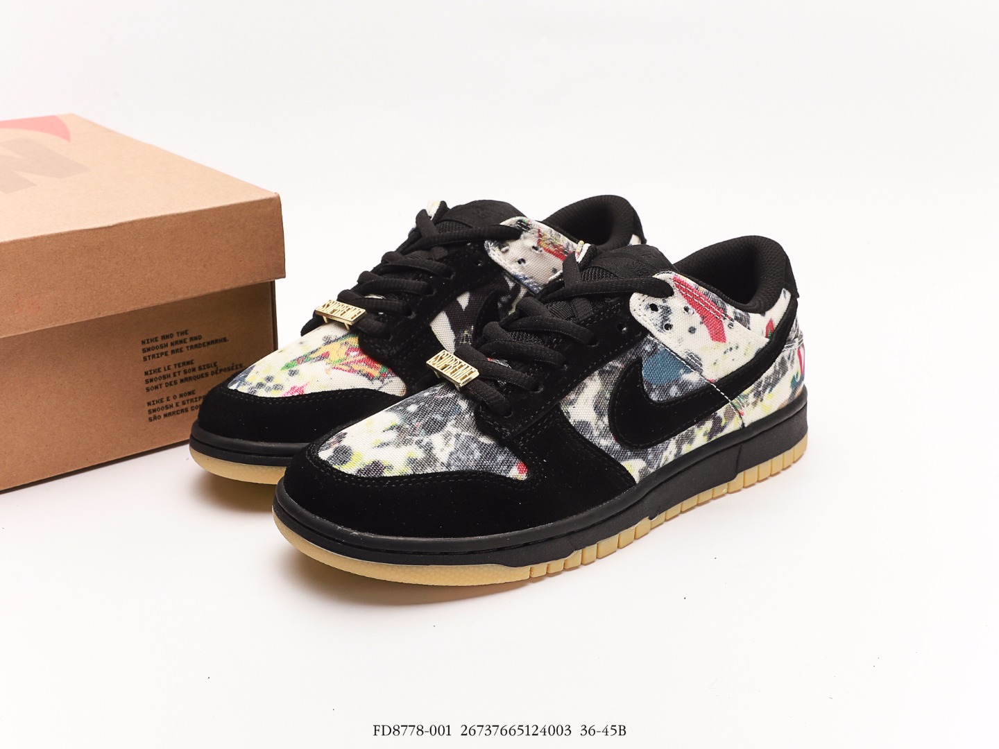 Nike SB Dunk Low Supreme Rammellzee FD8778-001