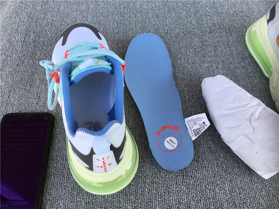 Nike Air Max 270 React Air Cushioned Running Shoe CT2864-100