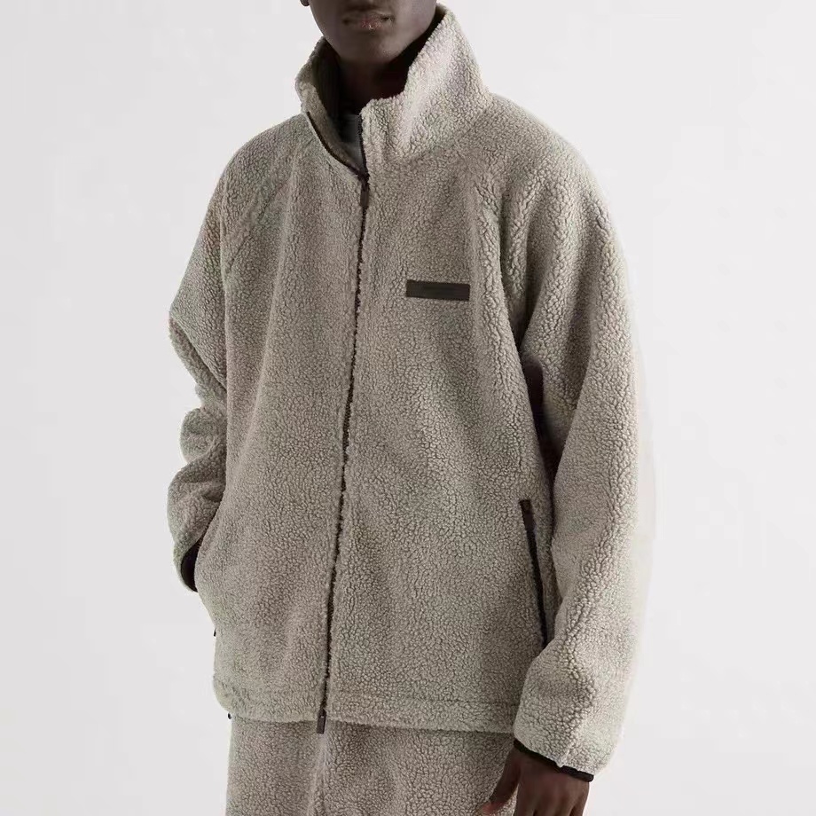 FOG FEAR OF GOD essentials polar fleece jacket spring, autumn and winter