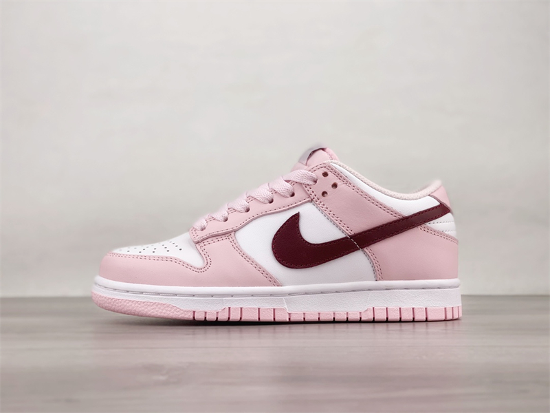 Women's Nike Dunk Low Pink Foam Red White CW1590-601