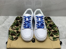 A Bathing Ape Bape Court Sta White Blue Camo