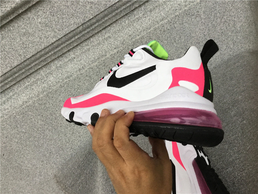 Nike Air Max 270 React Air Cushioned Running Shoe CJ0619-101