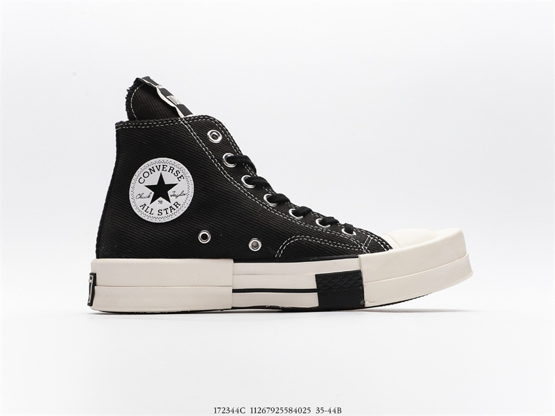 Converse DRKSHDW DRKSTAR Hi Rick Owens Black Egret A00130C