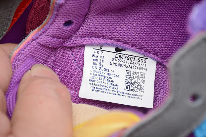 Nike Blazer Low sacai KAWS Purple Dusk DM7901-500