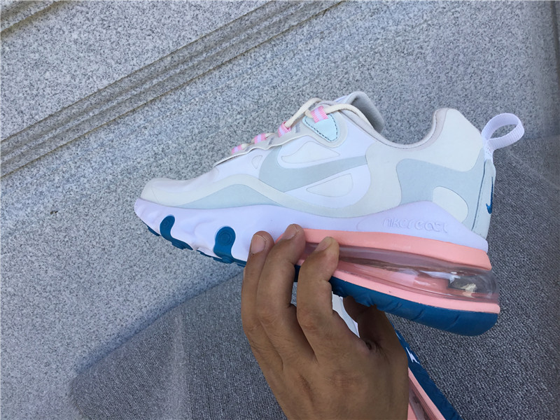 Nike Air Max 270 React Air Cushioned Running Shoe AO6174-100