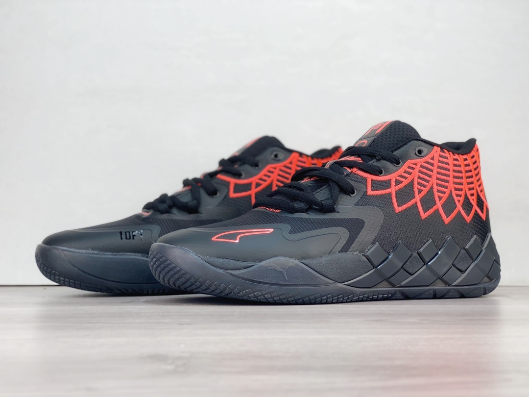 Puma LaMelo Ball MB.01 Black Red Blast 376443-08
