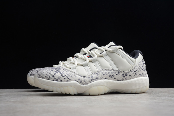 Air Jordan 11 Low Snakeskin Light Bone CD6846-002