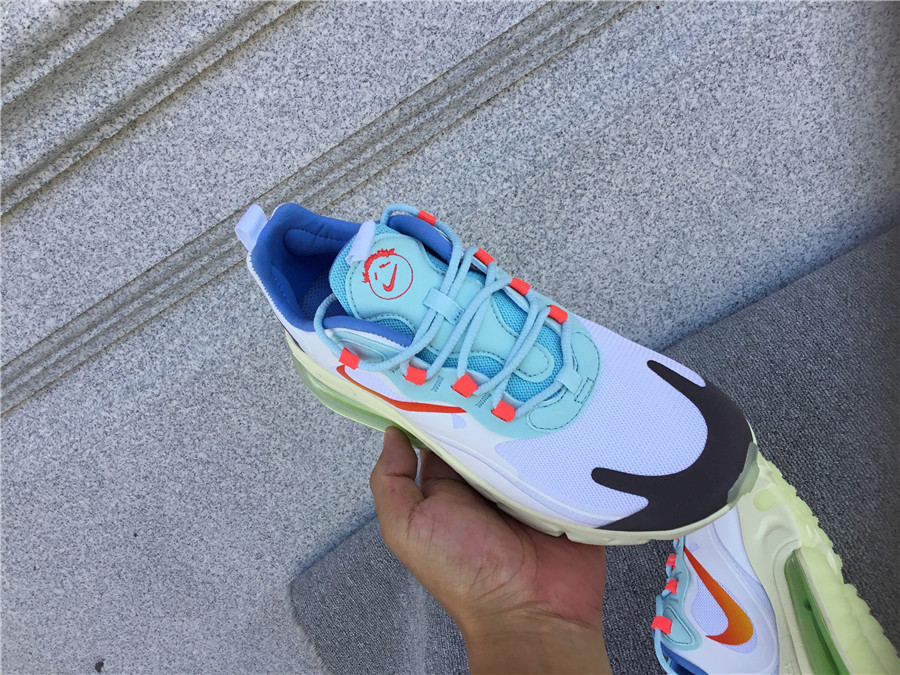 Nike Air Max 270 React Air Cushioned Running Shoe CT2864-100