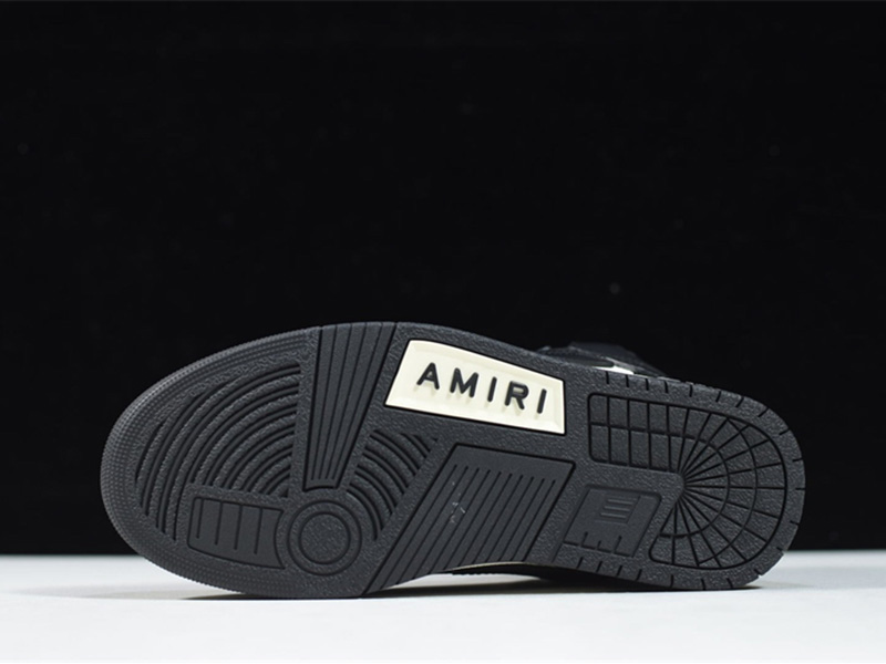 AMIRI Skel Top Hi Black White WFS002-004