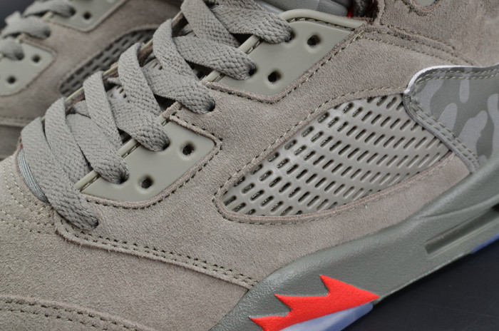 Bape x Air Jordan 5 Trophy RoomCamo university red mens 136027-051