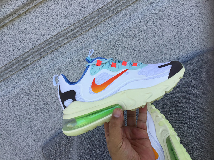 Nike Air Max 270 React Air Cushioned Running Shoe CT2864-100