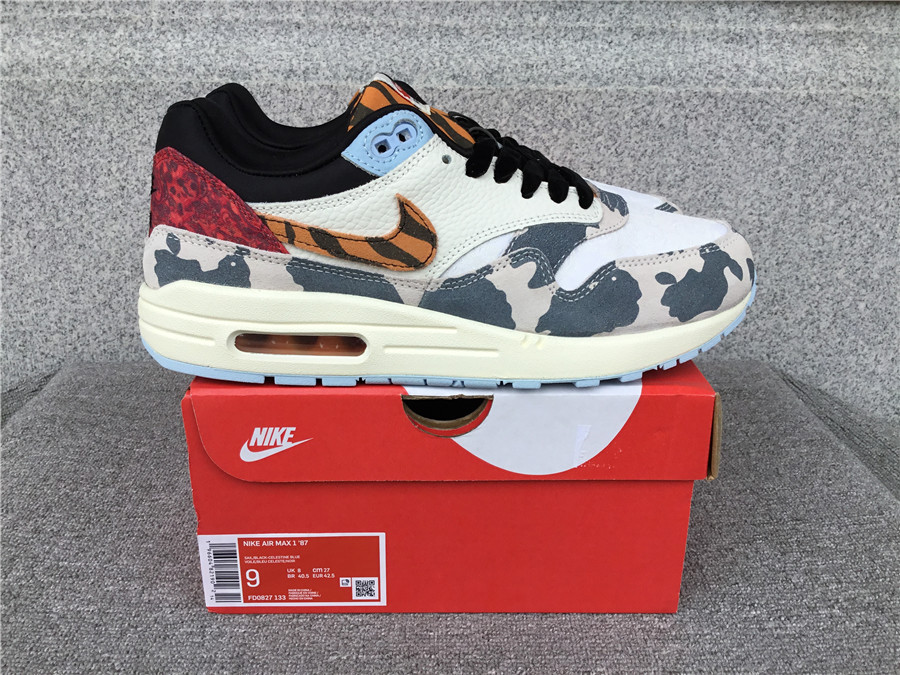 Nike Air Max 1 Nike Half Palm Air Cushion Retro Running Shoes FD0827-133
