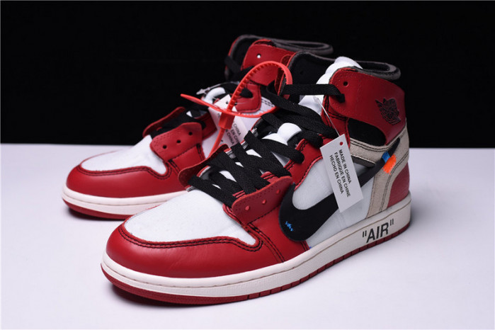 Off-White Air Jordan 1 Retro Chicago The Ten AA3834-101