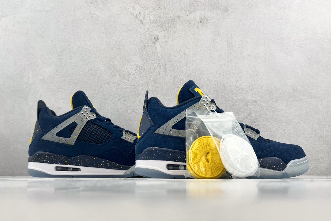 Air Jordan 4 NCAA League Player Exclusive Edition University of Michigan Joint