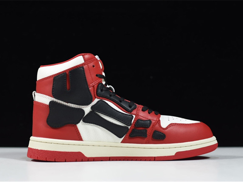 AMIRI Skel Top Hi Red Black MFS002-610