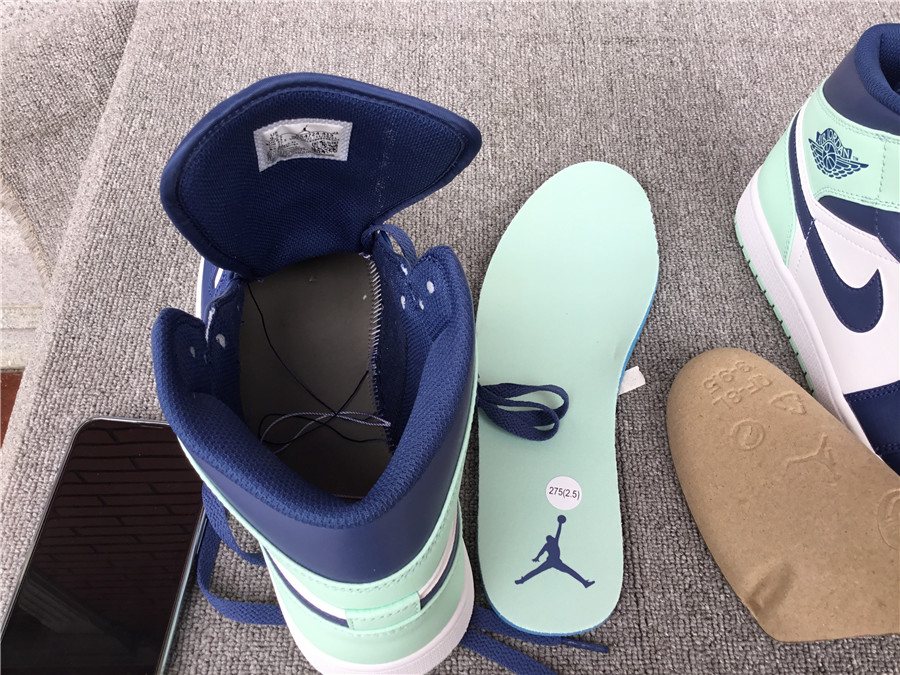 Air Jordan 1 Mid Otomo Cyan Brown Mocha