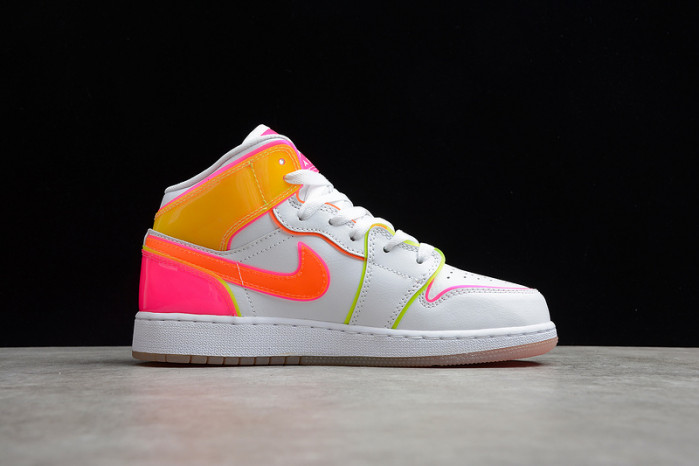 Air Jordan 1 Mid SE GS Edge Glow CV4611-100