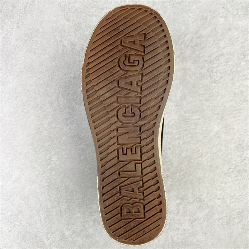 Balenciaga Paris Distressed High Top Sneakers Black 688752W3RC11090