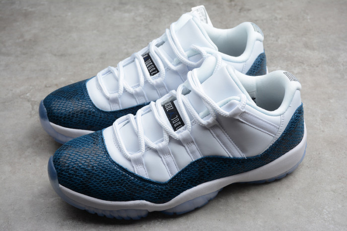 Air Jordan 11 Low Blue Snakeskin CD6846-102