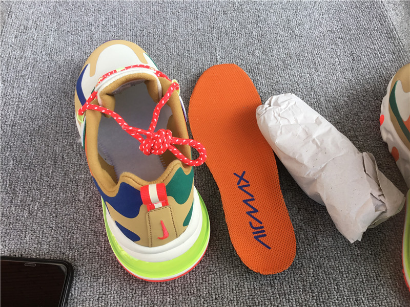 Nike Air Max 270 React Air Cushioned Running Shoe CQ4805-071