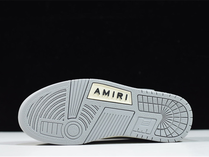 AMIRI Skel Top Low Black Gery MFS003-016