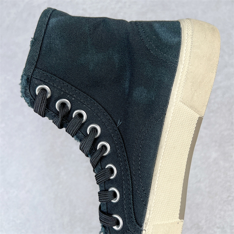Balenciaga Paris Distressed High Top Sneakers Black 688752W3RC11090