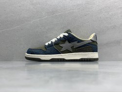 GT Bathing Ape Bape SK8 Sta Green Grey