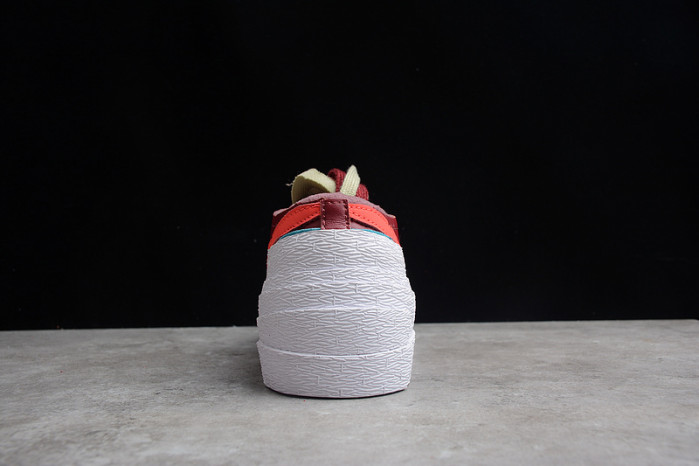 KAWS x sacai x Blazer Low Team Red DM7901-600