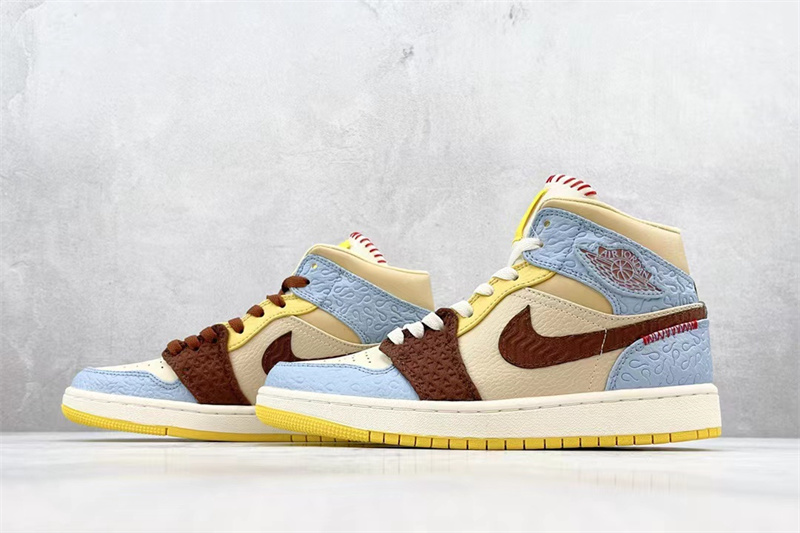 Air Jordan 1 Mid SE Fearless Maison Chateau CU2803-200