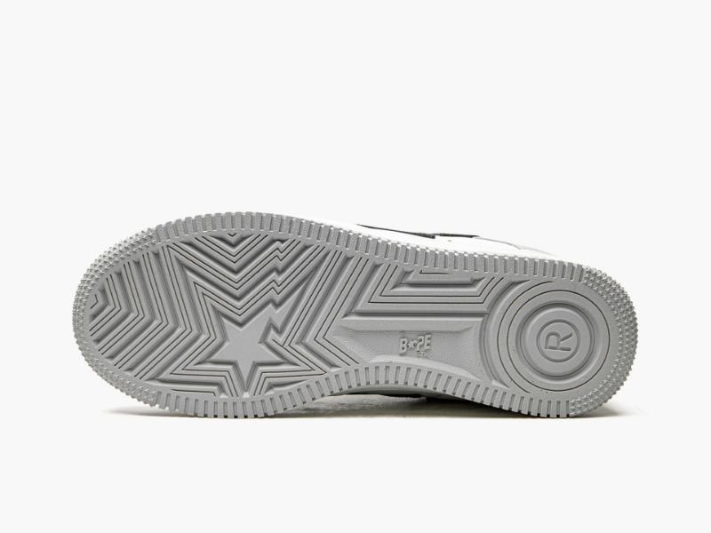 A BATHING APE? Mens BAPE STA LOW M2 IT GREY