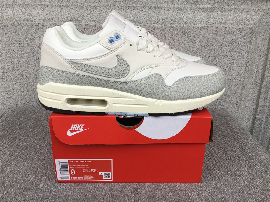 Nike Air Max 1 Nike Half Palm Air Cushion Retro Running Shoes FB5059-100