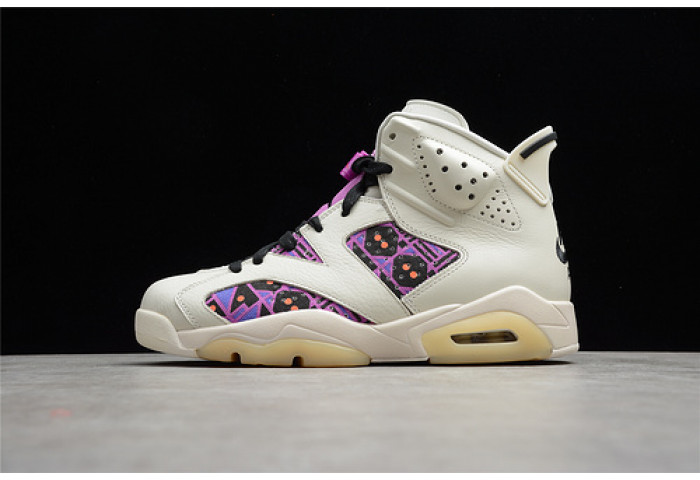AIR JORDAN 6 RETRO QUAI54 SAIL BLACK CZ4152-101