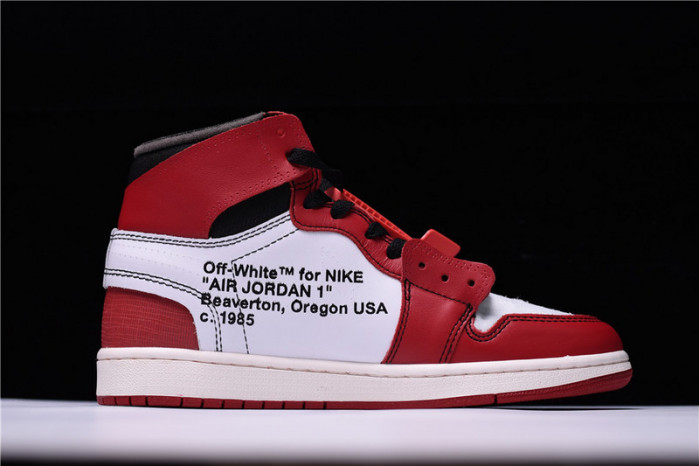 Off-White Air Jordan 1 Retro Chicago The Ten AA3834-101