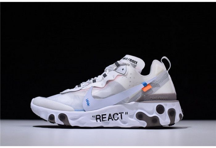 Off White x Nike Upcoming React Element 87 AQ0068-100
