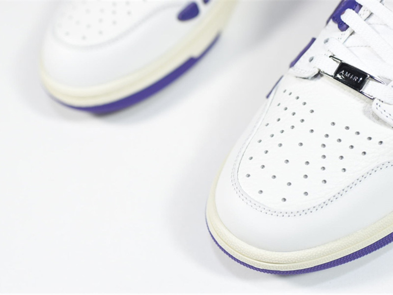 AMIRI Skel Top Low White Purple MFS003-196