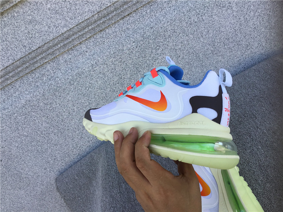 Nike Air Max 270 React Air Cushioned Running Shoe CT2864-100